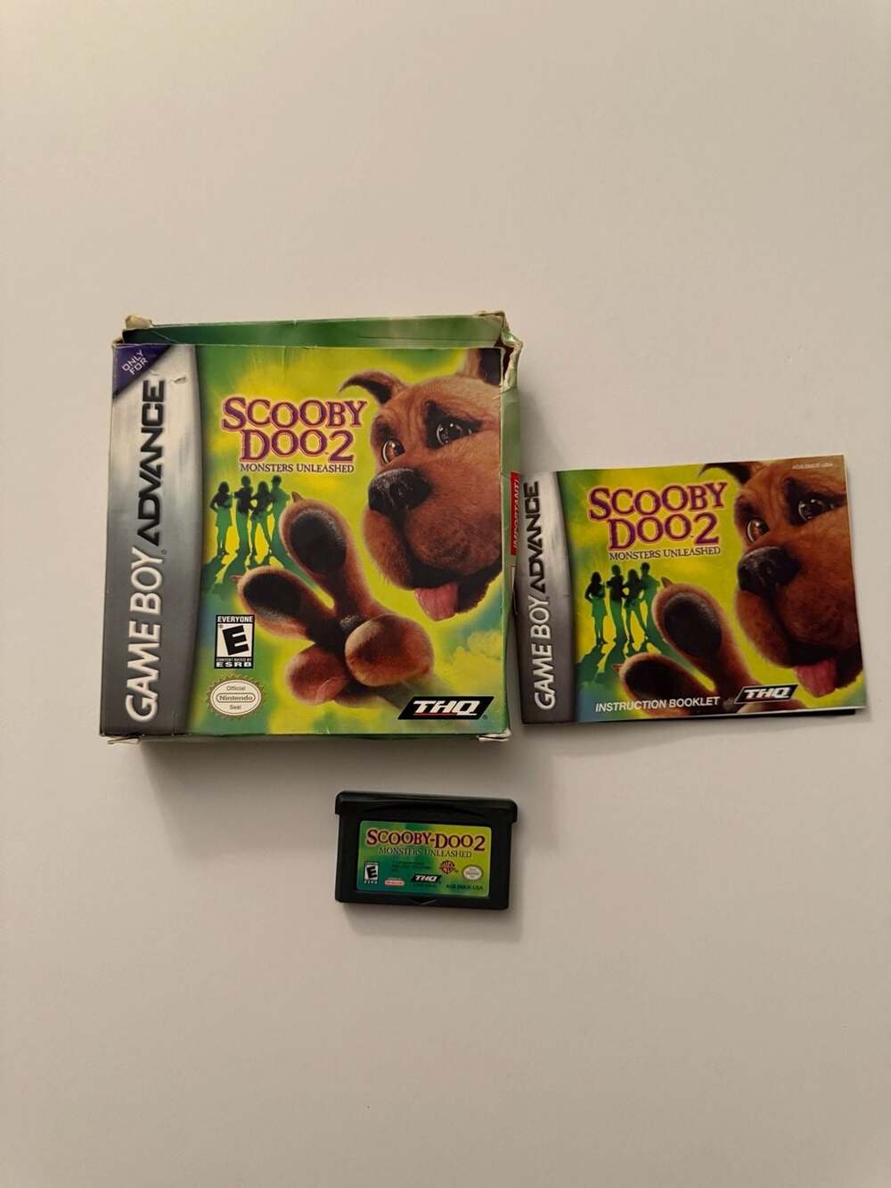 Scooby-Doo 2: Monsters Unleashed Game Boy Advance GBA Complete in Box CIB